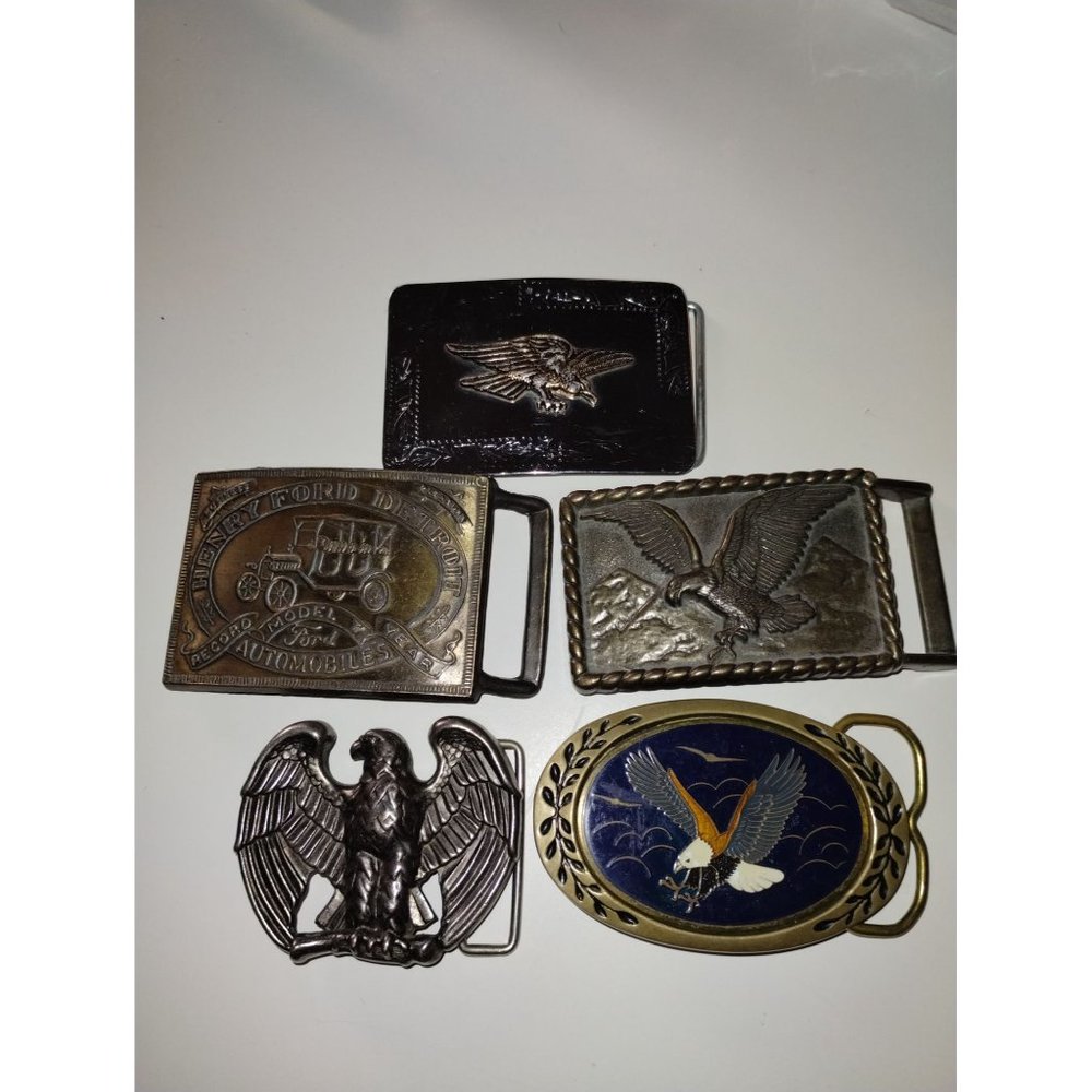 Vintage Belt Buckles 5 men's
